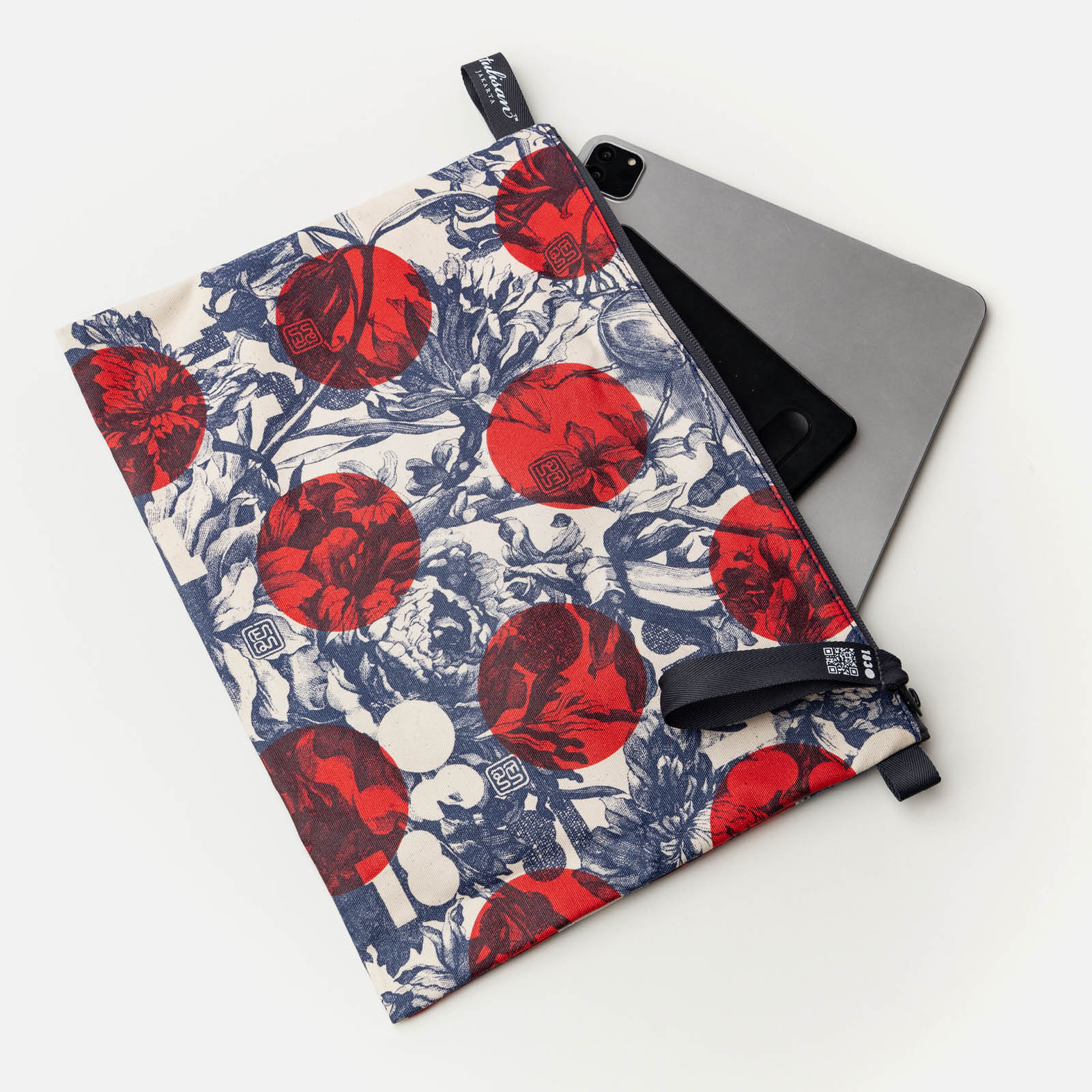 Botani Polka - Large Pouch - Image 3