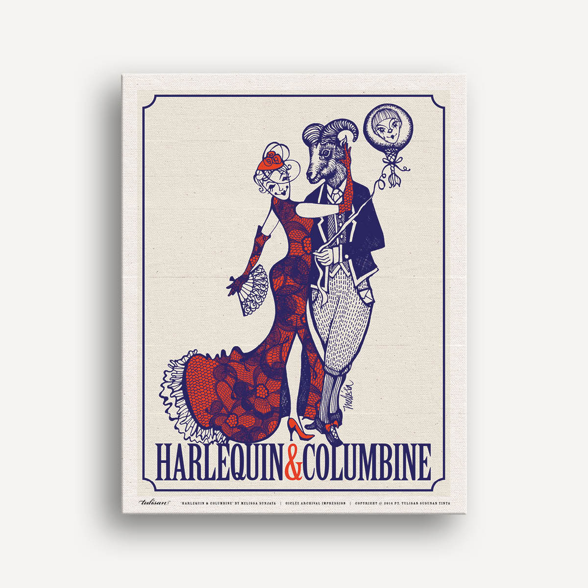Giclée Harlequin & Combine