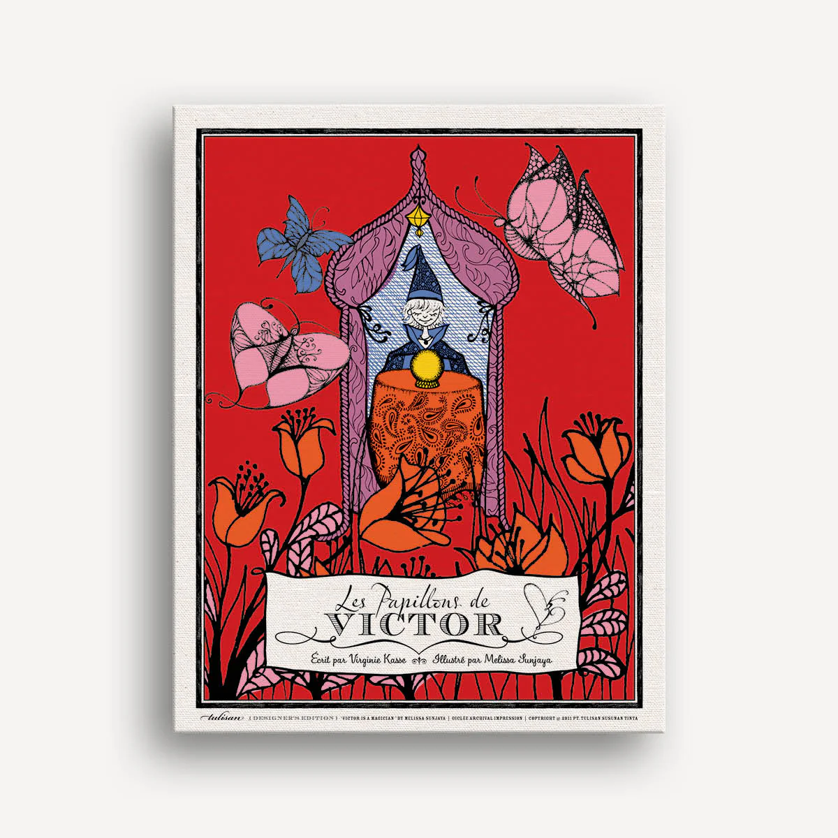 Giclée Les Papillons de Victor - Image 3