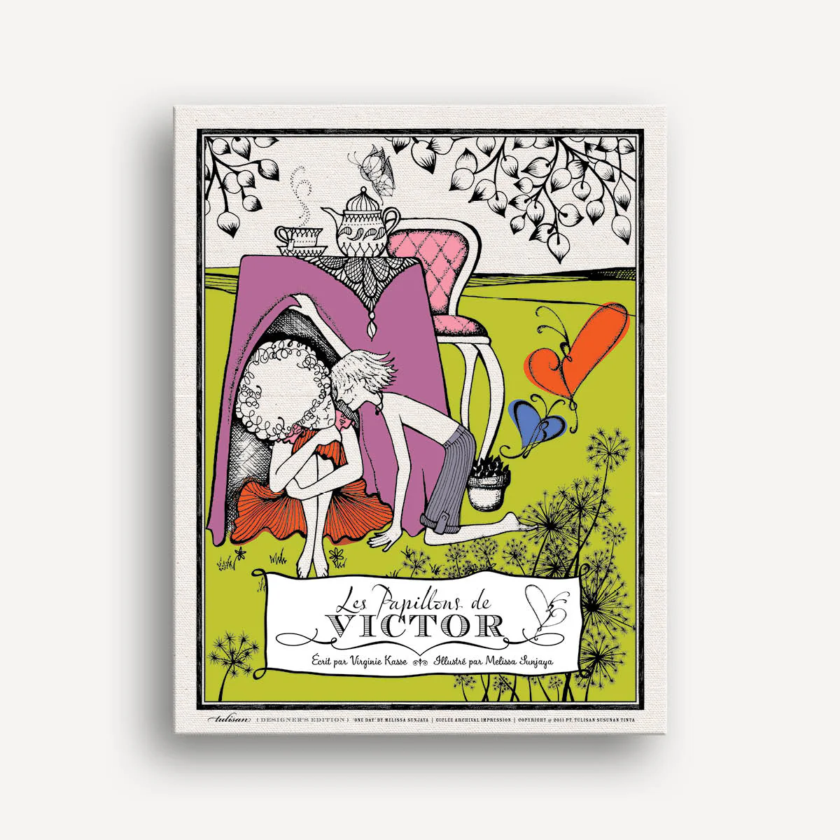 Giclée Les Papillons de Victor - Image 4