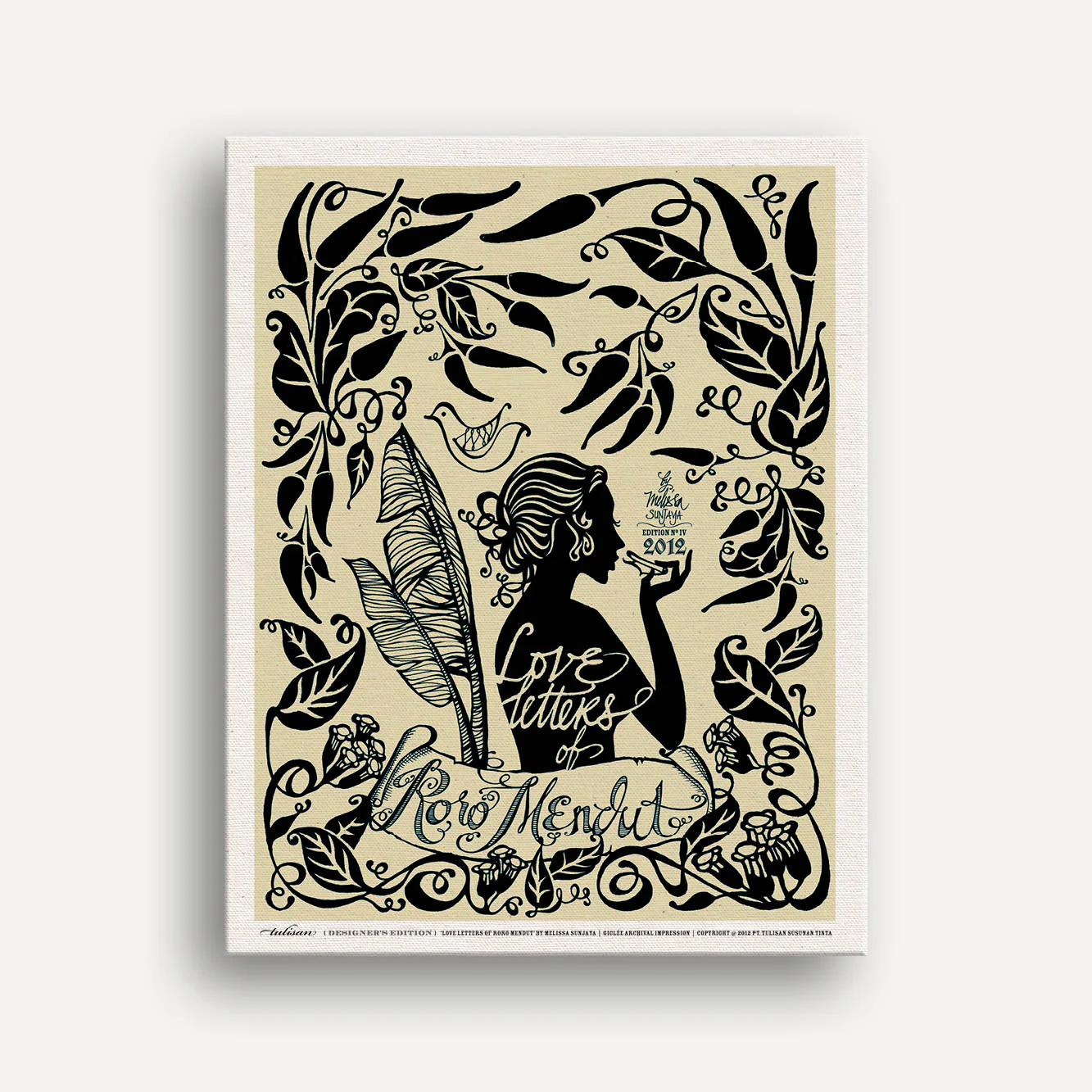 Giclée Love Letter of Roro Mendut