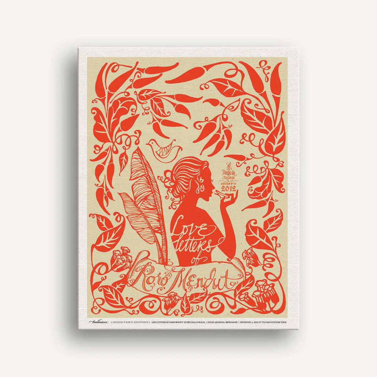 Giclée Love Letter of Roro Mendut - Image 2
